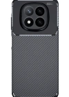Newface Xiaomi Redmi Note 14 Pro 4G Kılıf Auto Focus Karbon Kapak - Siyah
