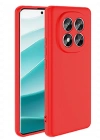 Newface Xiaomi Redmi Note 14 Pro 4G Kılıf First Silikon - Kırmızı