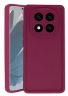 Newface Xiaomi Redmi Note 14 Pro 4G Kılıf Viera Silikon - Bordo