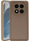 Newface Xiaomi Redmi Note 14 Pro 4G Kılıf Viera Silikon - Kahverengi