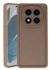 Newface Xiaomi Redmi Note 14 Pro 4G Kılıf Viera Silikon - Kahverengi
