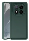 Newface Xiaomi Redmi Note 14 Pro 4G Kılıf Viera Silikon - Koyu Yeşil