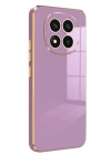 Newface Xiaomi Redmi Note 14 Pro 4G Kılıf Volet Silikon - Mor