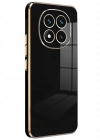 Newface Xiaomi Redmi Note 14 Pro 4G Kılıf Volet Silikon - Siyah