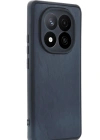 Newface Xiaomi Redmi Note 14 Pro 5G Kılıf Aras Deri Kapak - Lacivert