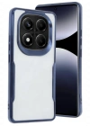 Newface Xiaomi Redmi Note 14 Pro 5G Kılıf Boyi Silikon Kapak - Lacivert