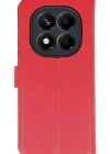 Newface Xiaomi Redmi Note 14 Pro 5G Kılıf Trend S Plus Kapaklı Kılıf - Kırmızı