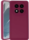 Newface Xiaomi Redmi Note 14 Pro 5G Kılıf Viera Silikon - Bordo