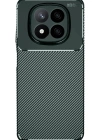 Newface Xiaomi Redmi Note 14 Pro Plus Kılıf Auto Focus Karbon Kapak - Koyu Yeşil
