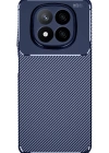 Newface Xiaomi Redmi Note 14 Pro Plus Kılıf Auto Focus Karbon Kapak - Lacivert
