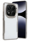 Newface Xiaomi Redmi Note 14 Pro Plus Kılıf Boyi Silikon Kapak - Titan Gri