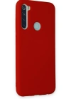 Newface Xiaomi Redmi Note 8 Kılıf Nano içi Kadife Silikon - Kırmızı