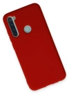 Newface Xiaomi Redmi Note 8 Kılıf Nano içi Kadife Silikon - Kırmızı
