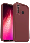 Newface Xiaomi Redmi Note 8 Kılıf Viera Silikon - Bordo