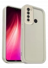 Newface Xiaomi Redmi Note 8 Kılıf Viera Silikon - Krem