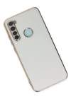 Newface Xiaomi Redmi Note 8 Kılıf Volet Silikon - Beyaz