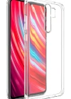 Newface Xiaomi Redmi Note 8 Pro Kılıf Lüx Şeffaf Silikon