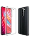 Newface Xiaomi Redmi Note 8 Pro Kılıf Lüx Şeffaf Silikon
