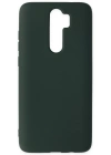 Newface Xiaomi Redmi Note 8 Pro Kılıf Nano içi Kadife Silikon - Koyu Yeşil