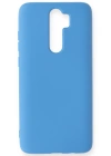 Newface Xiaomi Redmi Note 8 Pro Kılıf Nano içi Kadife Silikon - Mavi