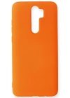 Newface Xiaomi Redmi Note 8 Pro Kılıf Nano içi Kadife Silikon - Turuncu