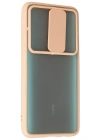 Newface Xiaomi Redmi Note 8 Pro Kılıf Palm Buzlu Kamera Sürgülü Silikon - Pembe