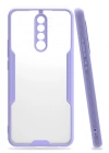 Newface Xiaomi Redmi Note 8 Pro Kılıf Platin Silikon - Lila