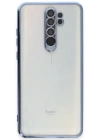 Newface Xiaomi Redmi Note 8 Pro Kılıf Razer Lensli Silikon - Açık Mavi