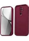 Newface Xiaomi Redmi Note 8 Pro Kılıf Viera Silikon - Bordo