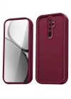 Newface Xiaomi Redmi Note 8 Pro Kılıf Viera Silikon - Bordo