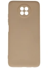 Newface Xiaomi Redmi Note 9 5G Kılıf Nano içi Kadife Silikon - Bej