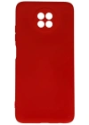 Newface Xiaomi Redmi Note 9 5G Kılıf Nano içi Kadife Silikon - Kırmızı