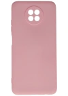 Newface Xiaomi Redmi Note 9 5G Kılıf Nano içi Kadife Silikon - Pembe