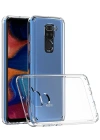 Newface Xiaomi Redmi Note 9 Kılıf Lüx Şeffaf Silikon - Şeffaf