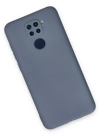 Newface Xiaomi Redmi Note 9 Kılıf Nano içi Kadife Silikon - Gri