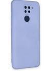 Newface Xiaomi Redmi Note 9 Kılıf Nano içi Kadife Silikon - Lila