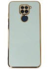 Newface Xiaomi Redmi Note 9 Kılıf Volet Silikon - Açık Yeşil