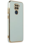 Newface Xiaomi Redmi Note 9 Kılıf Volet Silikon - Açık Yeşil