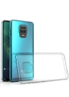 Newface Xiaomi Redmi Note 9 Pro Kılıf Lüx Şeffaf Silikon - Şeffaf