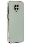 Newface Xiaomi Redmi Note 9 Pro Kılıf Volet Silikon - Açık Yeşil