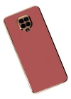 Newface Xiaomi Redmi Note 9 Pro Kılıf Volet Silikon - Kırmızı