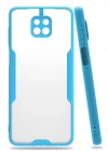 Newface Xiaomi Redmi Note 9S Kılıf Platin Silikon - Mavi