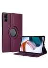 Newface Xiaomi Redmi Pad SE 4G Kılıf 360 Tablet Deri Kılıf - Mürdüm