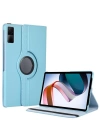 Newface Xiaomi Redmi Pad SE 4G Kılıf 360 Tablet Deri Kılıf - Turkuaz