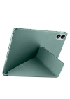Newface Xiaomi Redmi Pad SE 4G Kılıf Kalemlikli Mars Tablet Kılıfı - Koyu Yeşil