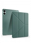 Newface Xiaomi Redmi Pad SE 4G Kılıf Kalemlikli Mars Tablet Kılıfı - Koyu Yeşil