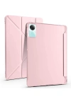Newface Xiaomi Redmi Pad SE 4G Kılıf Kalemlikli Mars Tablet Kılıfı - Rose Gold