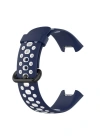 Newface Xiaomi Redmi Watch 2 Spor Delikli Kordon - Lacivert-Beyaz