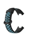 Newface Xiaomi Redmi Watch 2 Spor Delikli Kordon - Siyah-Mavi