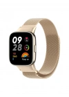 Newface Xiaomi Redmi Watch 3 Metal Mıknatıslı Kordon - Metalik Gold
